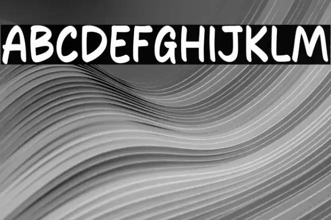 Master Flash Font examples