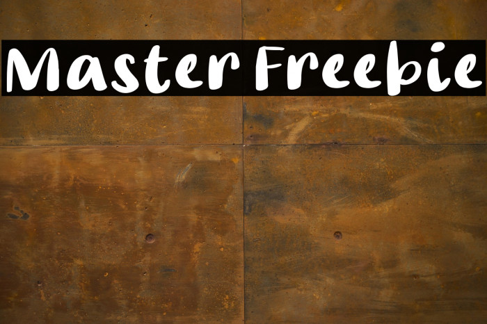 Master Freebie Example 3