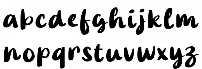 Master Freebie फ़ॉन्ट लोअरकेस