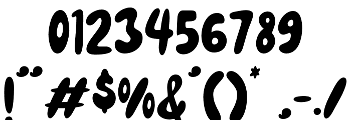 Master Lemon Regular Font OTHER CHARS