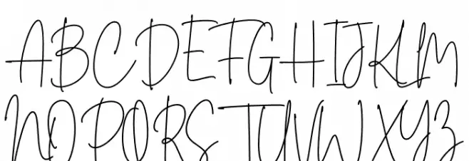 Master Photograph Font UPPERCASE