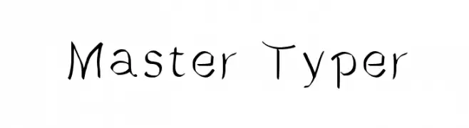 Master Typer  لخطوط تنزيل