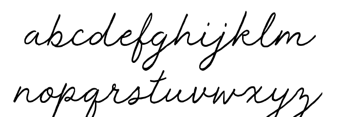 Master Works Font LOWERCASE