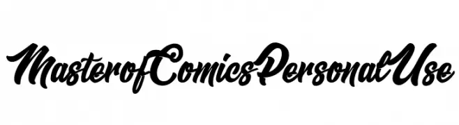 Master of Comics Personal Use   नि: शुल्क फ़ॉन्ट्स डाउनलोड