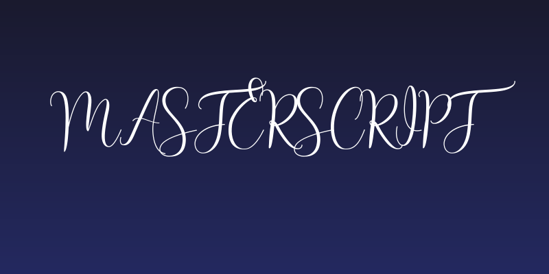 MasterScript Social Header