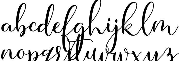 MasterScript Font LOWERCASE