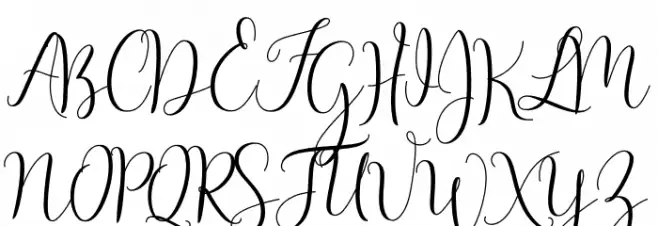 MasterScript Schriftart Groß