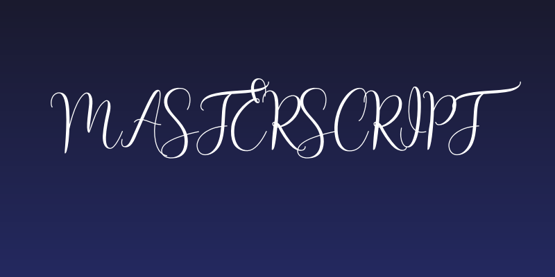 MasterScript Social Header