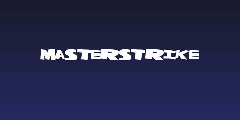 MasterStrike Social Header