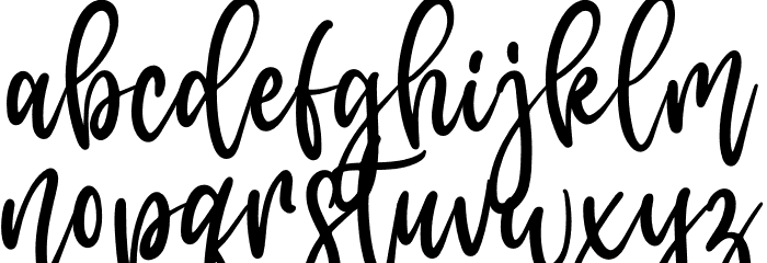 Masterbaker Font LOWERCASE