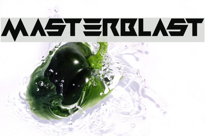 Masterblast Font examples