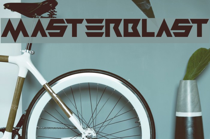 Masterblast Font examples