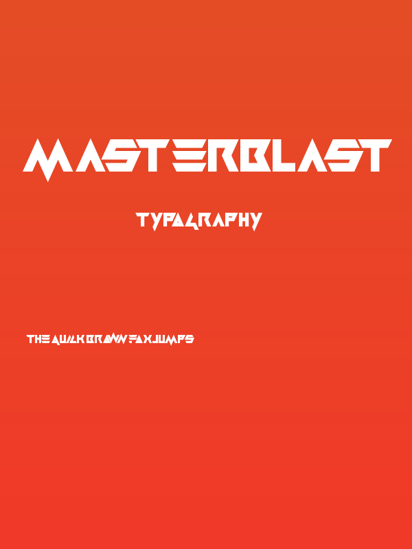 Masterblast Poster