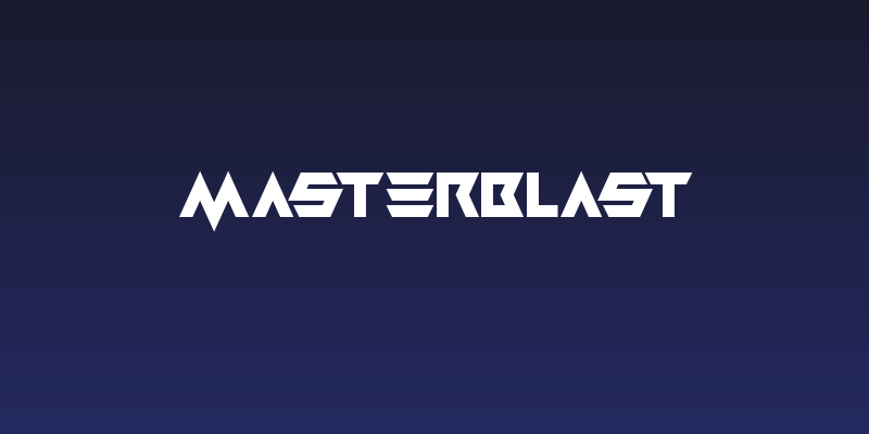 Masterblast Social Header