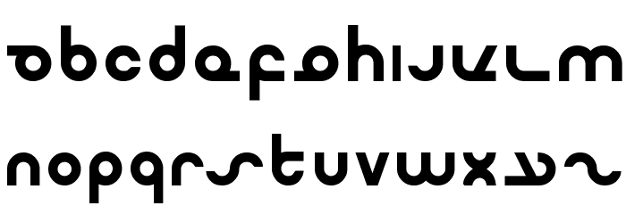 Masterdom Bold Font LOWERCASE