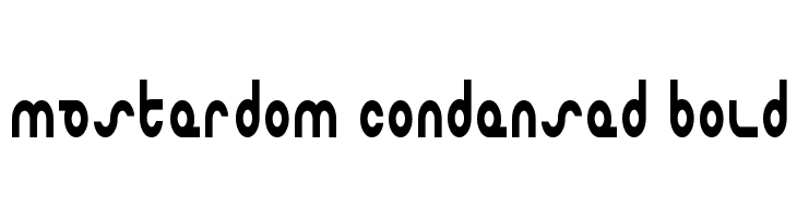 Masterdom Condensed Bold  フリーフォントのダウンロード
