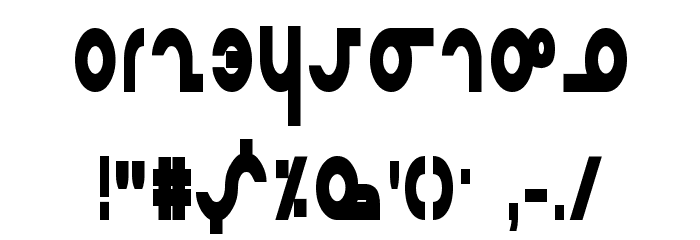 Masterdom Condensed Bold Font OTHER CHARS