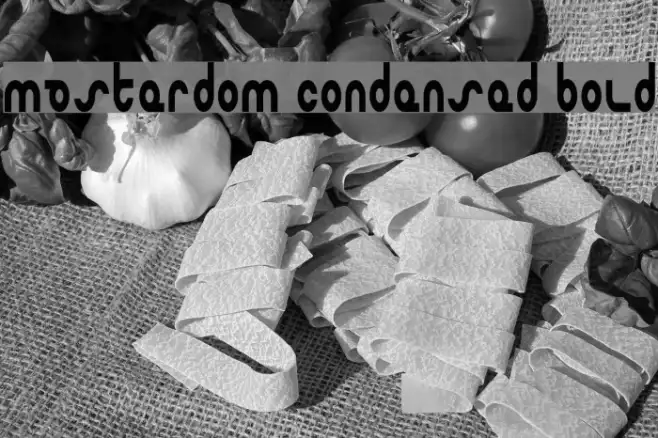 Masterdom Condensed Bold Example 3