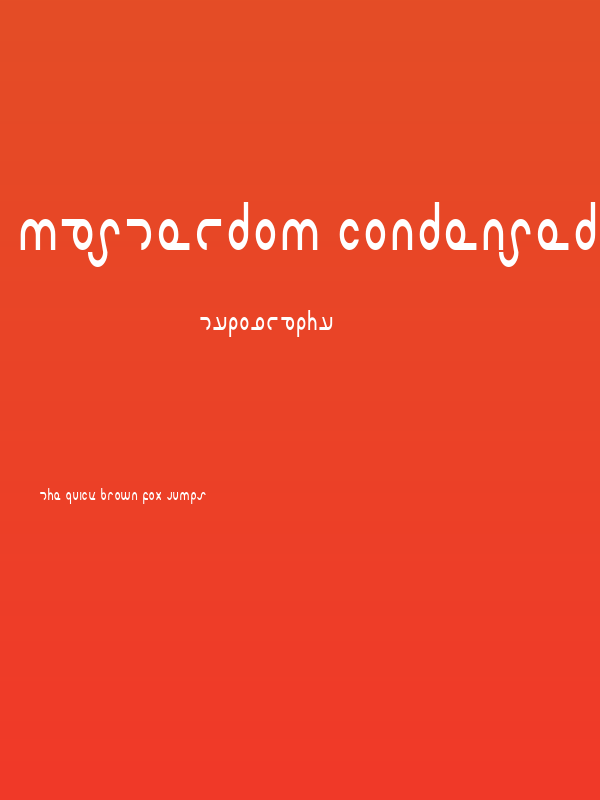 Masterdom Condensed Poster