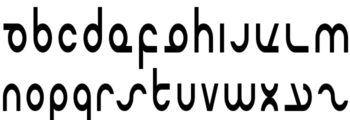 Masterdom Condensed Font LOWERCASE