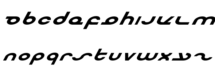 Masterdom Exp Bold Italic Font LOWERCASE