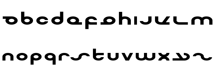 Masterdom Exp Bold Font LOWERCASE