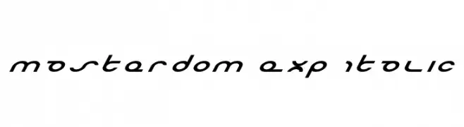 Masterdom Exp Italic 