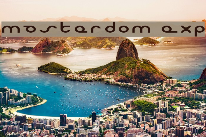 Masterdom Exp Font examples