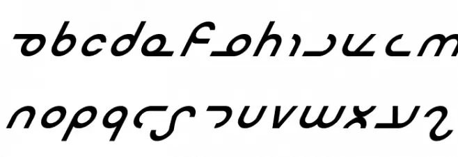 Masterdom Italic Polices MAJUSCULES