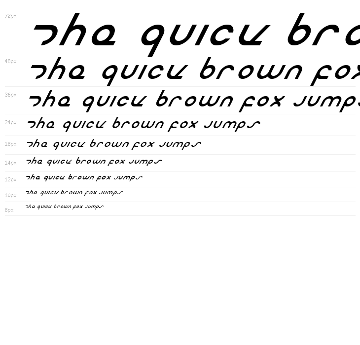 Masterdom Italic Waterfall