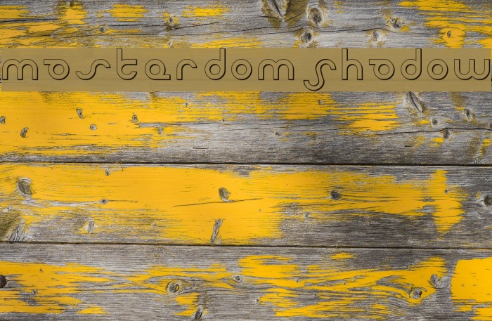 Masterdom Shadow Font examples