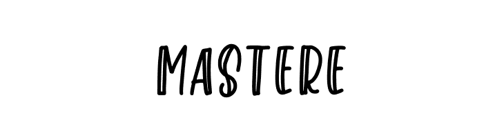 Mastere  免费字体下载