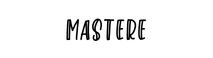 Mastere  नि: शुल्क फ़ॉन्ट्स डाउनलोड