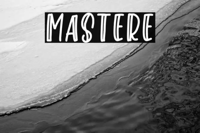 Mastere Font examples