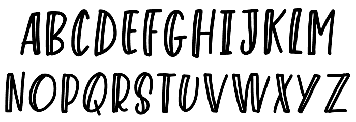 Mastere Font LOWERCASE