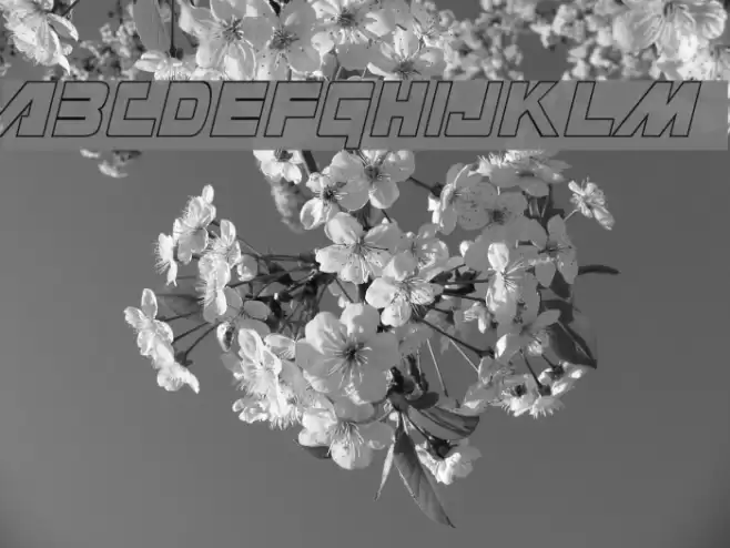 Masterforce Hollow Шрифта examples