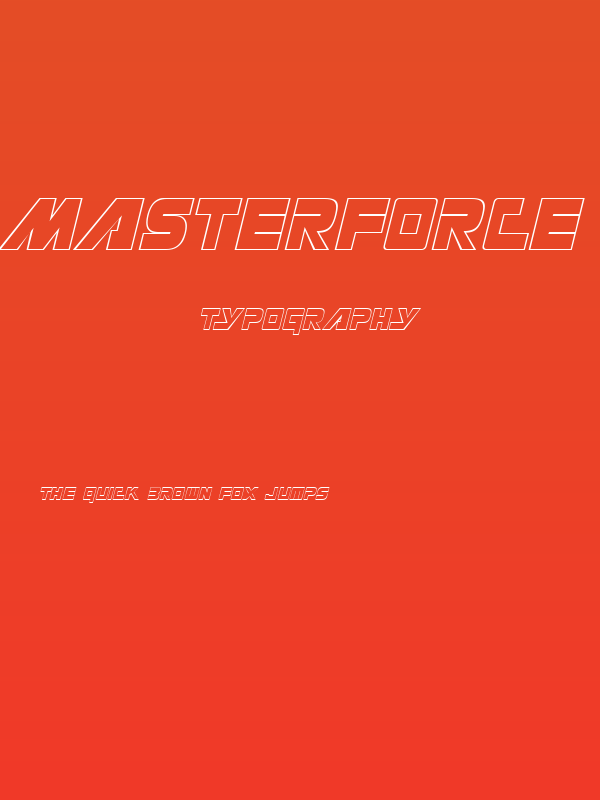 Masterforce Hollow Poster