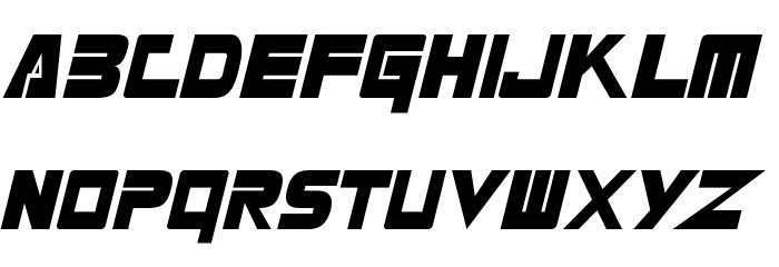 Masterforce Solid Font LOWERCASE