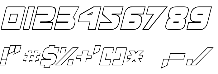 Masterforce Font OTHER CHARS