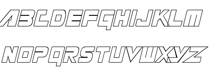 Masterforce Font LOWERCASE