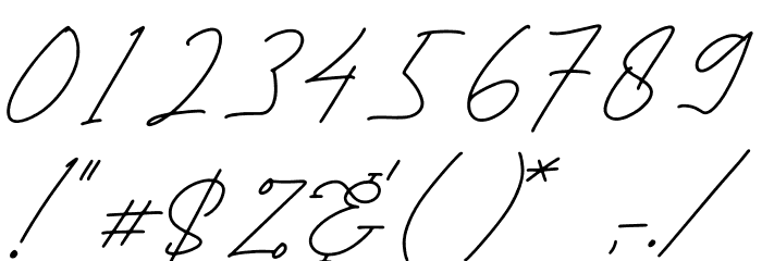 Masteria Font OTHER CHARS