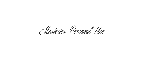 Masterics Personal Use Logo