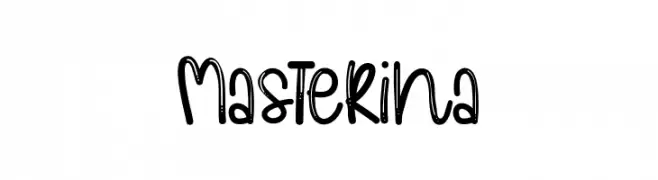 Masterina  Descarca Fonturi Gratis