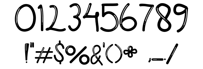 Masterina Font OTHER CHARS