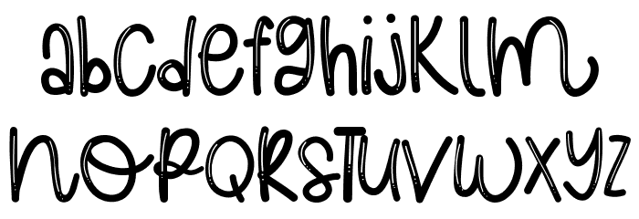 Masterina Font LOWERCASE