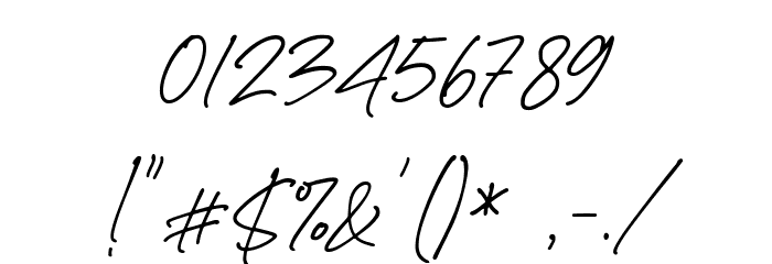 Masterline Font OTHER CHARS