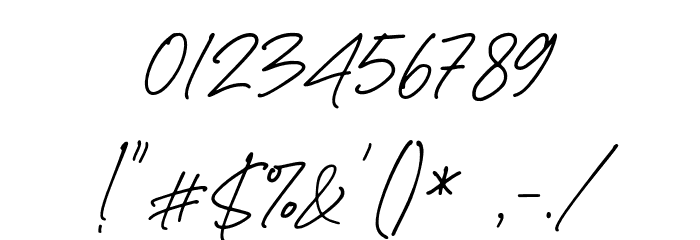 Masterline Font OTHER CHARS