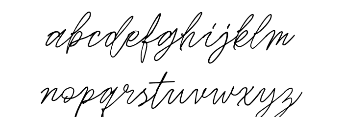Masterline Font LOWERCASE
