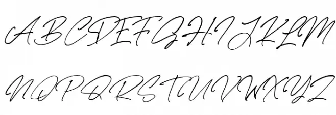 Masterline 字体 大写
