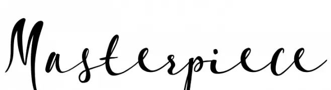 Masterpiece  Frei Schriftart Herunterladen